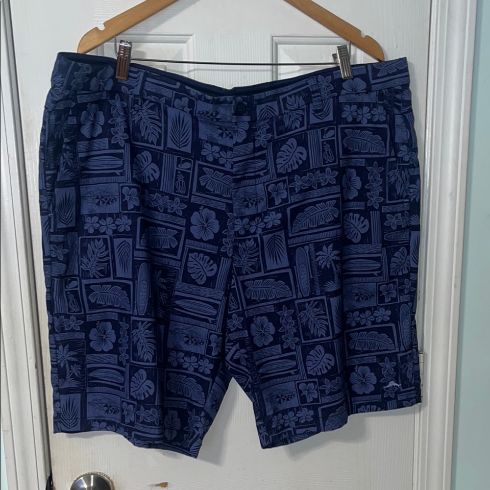 Tommy Bahama Blue Floral Board Shorts